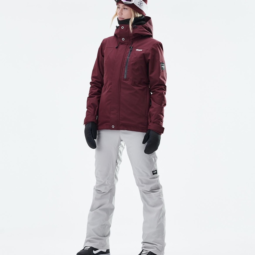 Dope Divine Women's Snowboard Jacket Burgundy